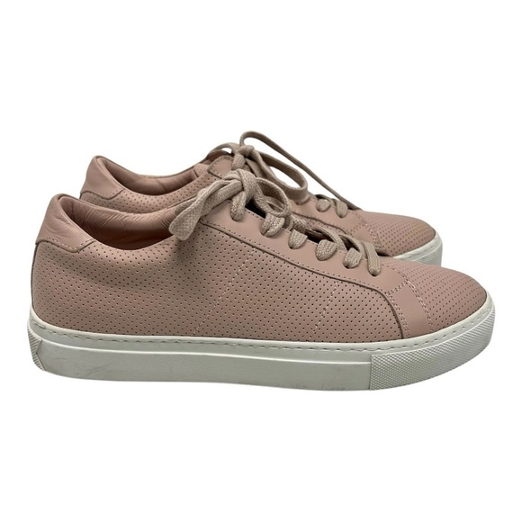Greats Brooklyn Dusty Pink Leather Casual Contemporary Sneakers Women’s 8.5 - Picture 2 of 15